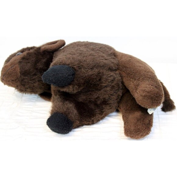 VTG Animal Fair Kleinhans Buffalo 12'' Plush Brown Standing Large Bison Stuffed - Picture 9 of 11